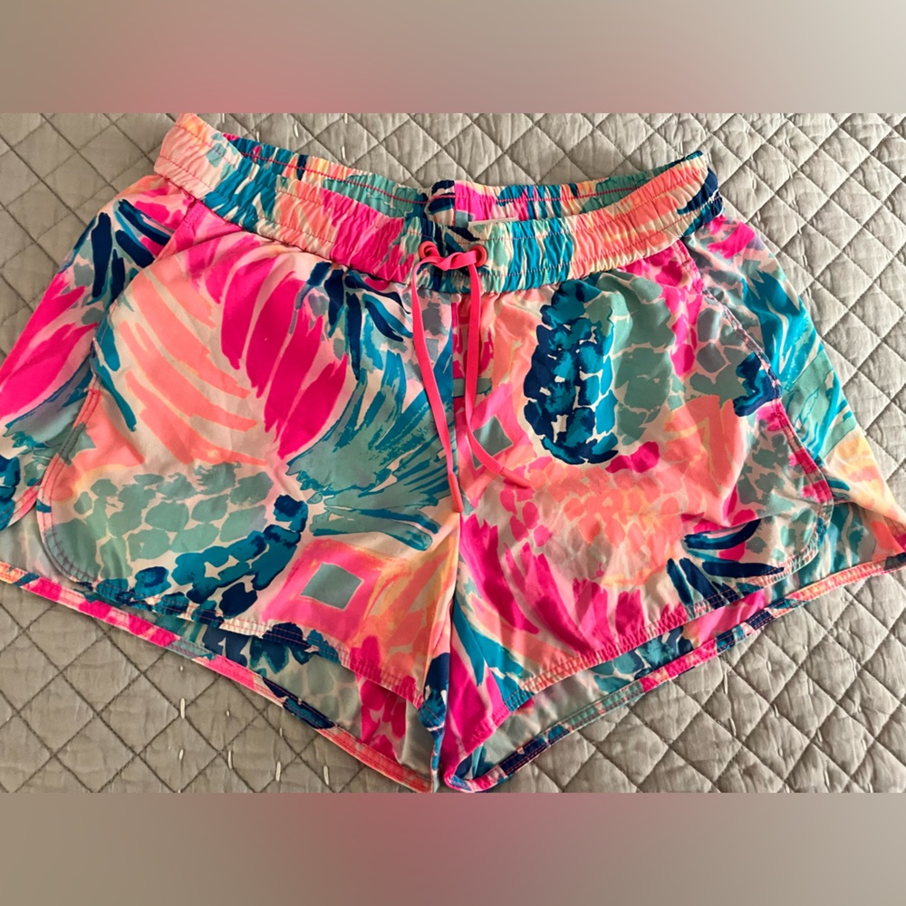 Lilly, Pulitzer, Luxletic, workout shorts,